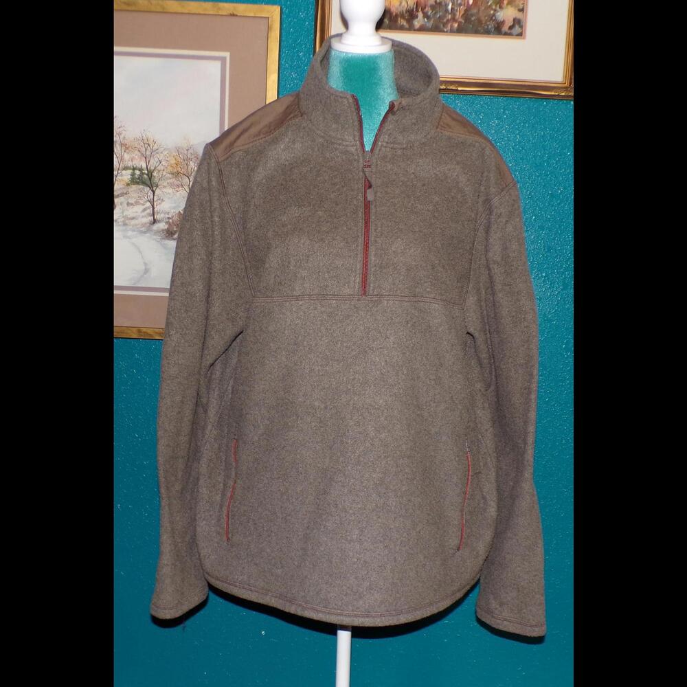 Life is Good 1/4 Zip Up Fleece Pull Over